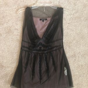 Karen Kane Mesh Blouse